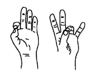 Oefeningen vingers-duim